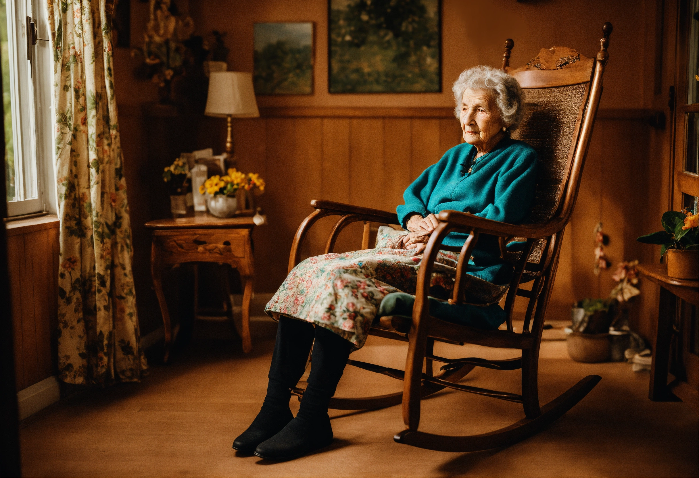 Canadian senior budgeting at home